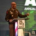 The Army Deputy Chief of Staff, G-6, Lt. Gen. Jeth Rey, speaking at AUSA 2025