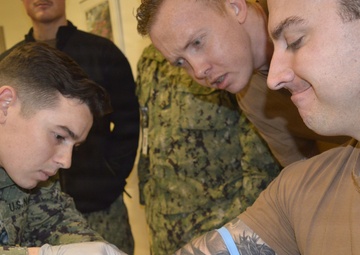 Making the point with peripheral IV insertion training at NHB