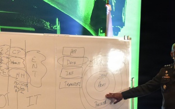 Army G-6 speaking at AUSA 2025's Warrant Officers' Breakfast