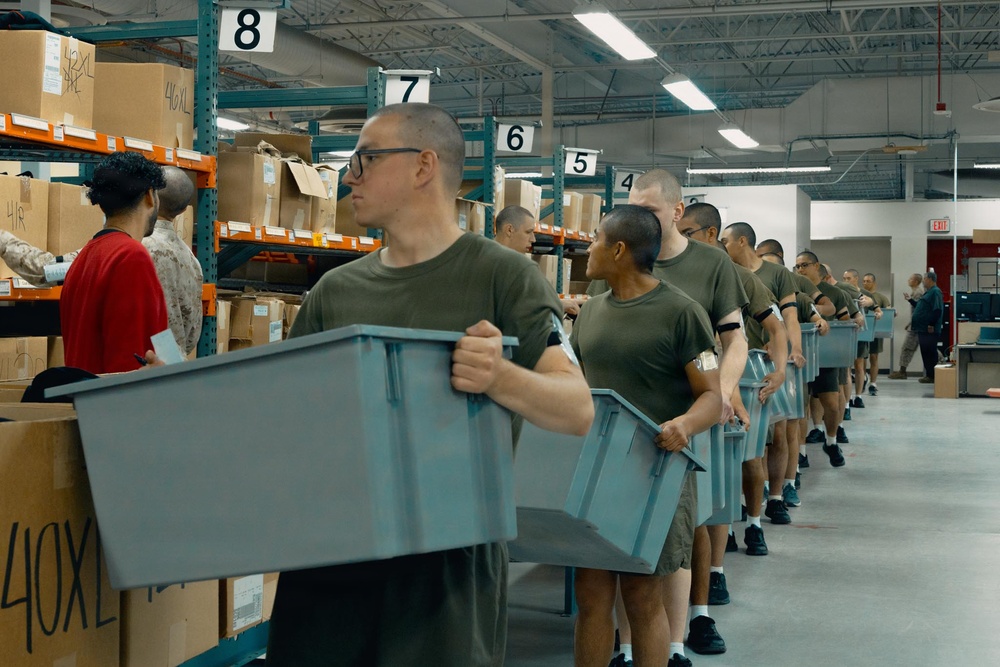 Echo Company 1st Uniform Fitting