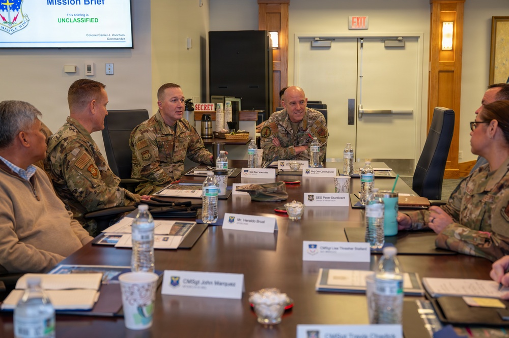 Malmstrom AFB hosts Lt. Gen. Tabor for missile mission familiarization, Sentinel modernization