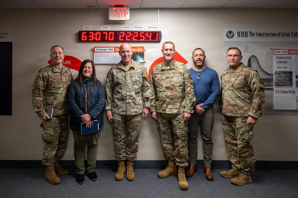 Malmstrom AFB hosts Lt. Gen. Tabor for missile mission familiarization, Sentinel modernization