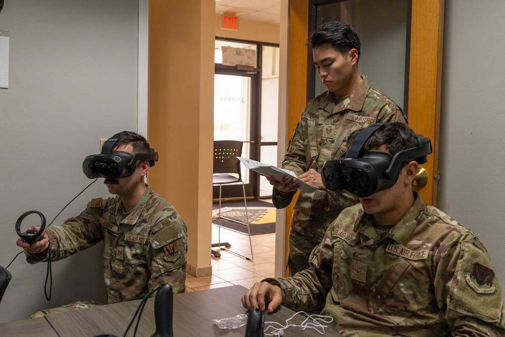 At Beale AFB, recently mandated Enlisted Foundations Courses Feature VR Technology