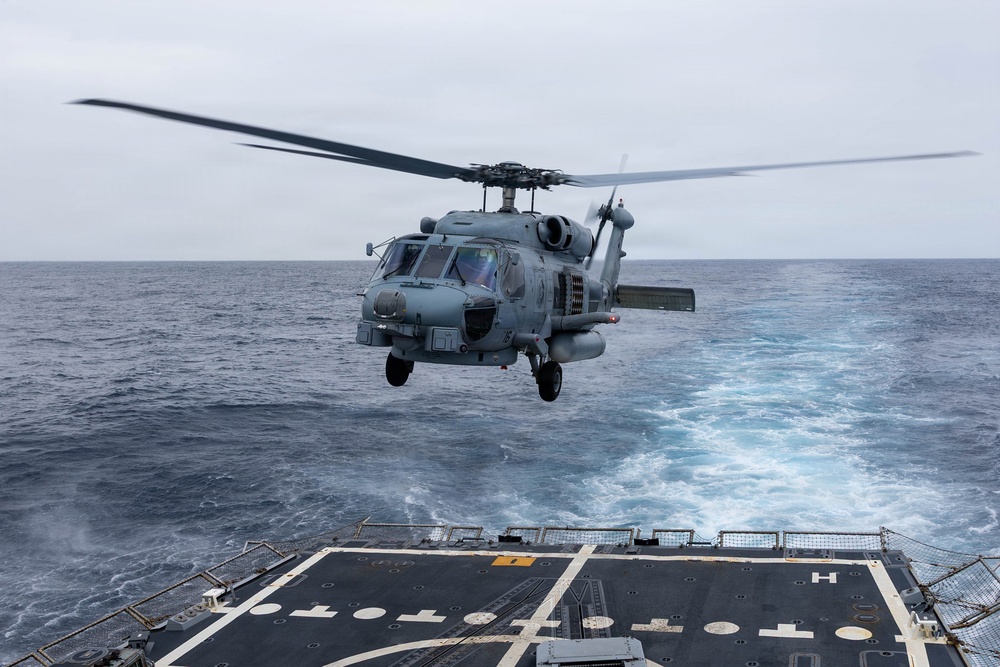 USS Rafael Peralta (DDG 115) Flight Operations