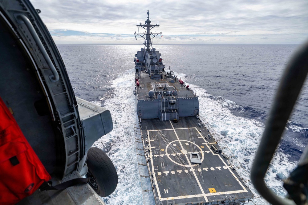 USS Rafael Peralta (DDG 115) Flight Operations