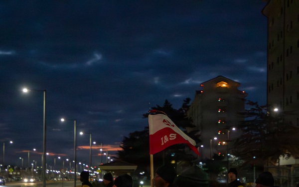 Eighth Army HHBN Battalion Run