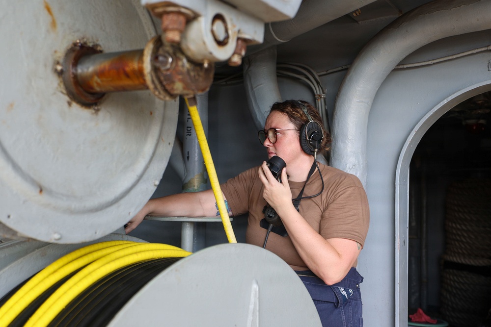 Abraham Lincoln conducts routine operations