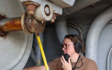 Abraham Lincoln conducts routine operations