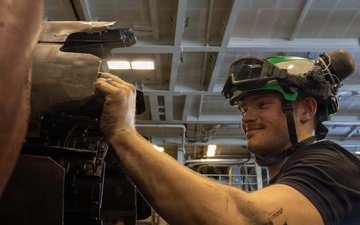 Abraham Lincoln conducts routine operations