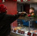 Team Osan leadership serves Christmas meals at DFAC