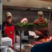 Team Osan leadership serves Christmas meals at DFAC