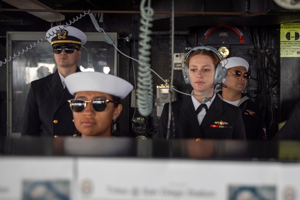 USS Fitzgerald returns to home port San Diego