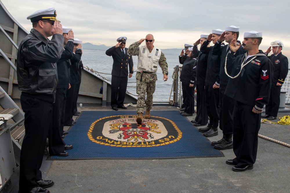 USS Fitzgerald returns to home port San Diego