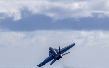 Abraham Lincoln conducts routine flight operations