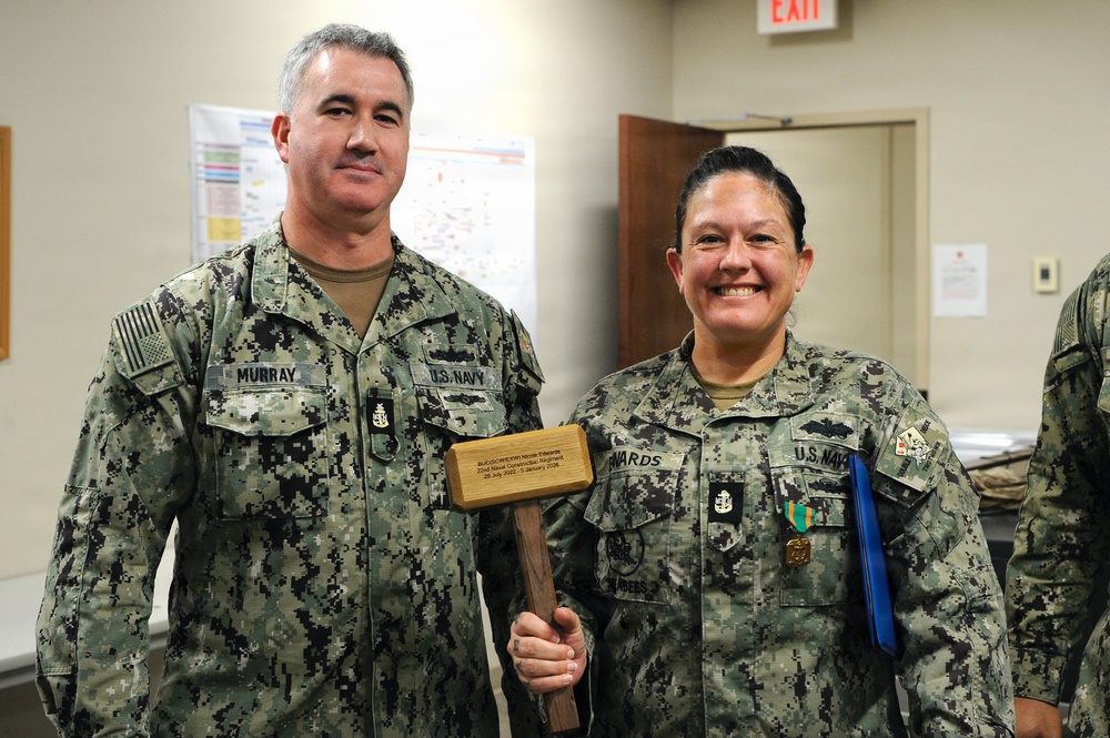 BUC Edwards End of Tour Ceremony