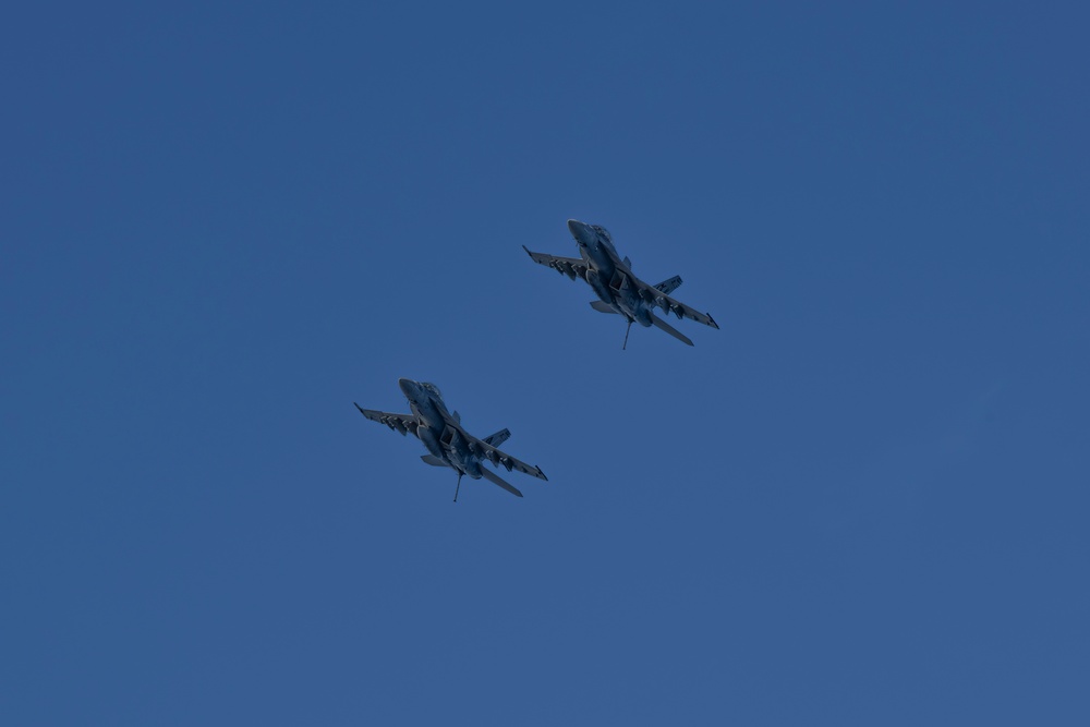 Abraham Lincoln conducts routine flight operations