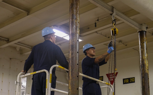 Abraham Lincoln conducts routine operations