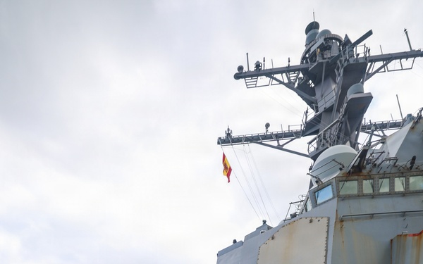 USS Paul Ignatius (DDG 117) departs Naval Station Rota, Spain