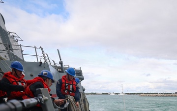 USS Paul Ignatius (DDG 117) departs Naval Station Rota, Spain