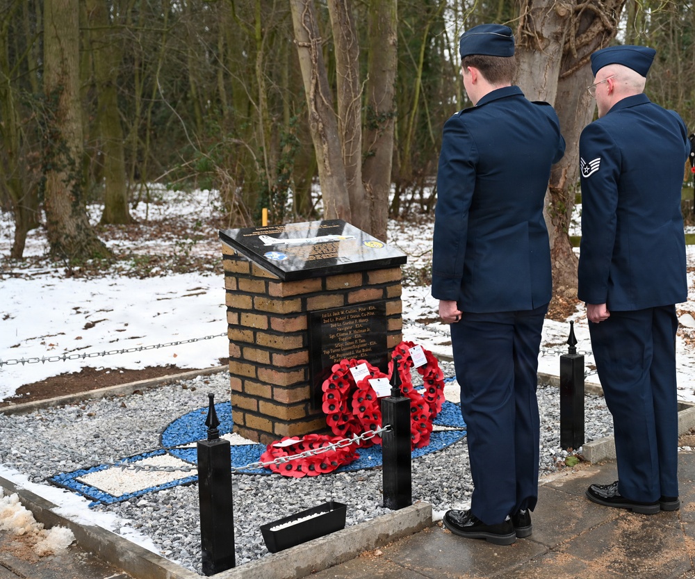 100th ARW honors WWII B-17 ‘Mission Mistress’ on 81st anniversary of crash