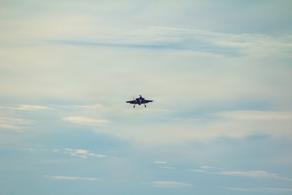 Poland's Final F-35 arriving at Ebbing ANGB