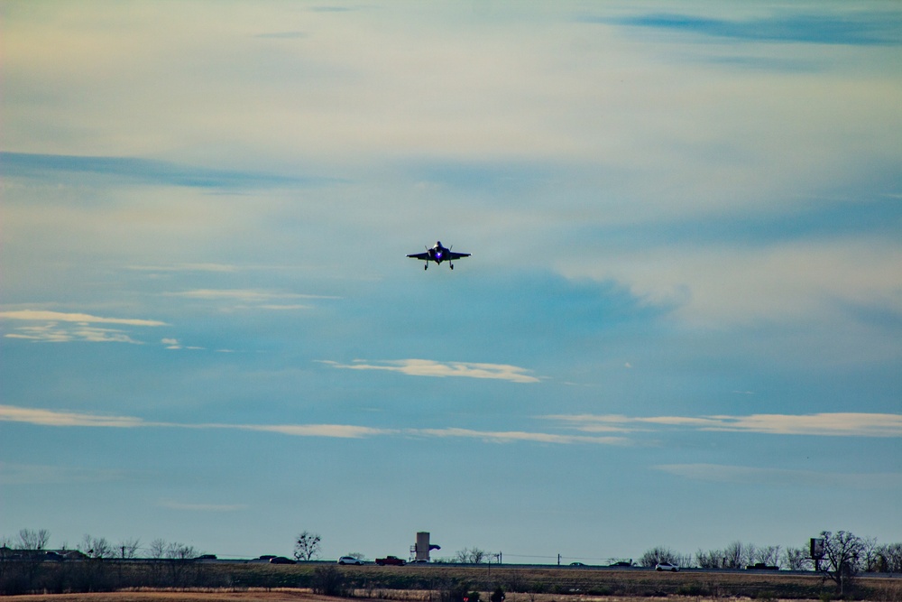 Poland's Final F-35 arriving at Ebbing ANGB