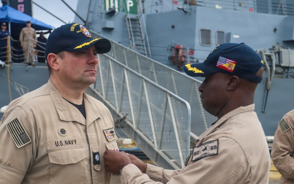 USS Paul Ignatius (DDG 117) holds a Change of Command aboard Naval Station Rota, Spain