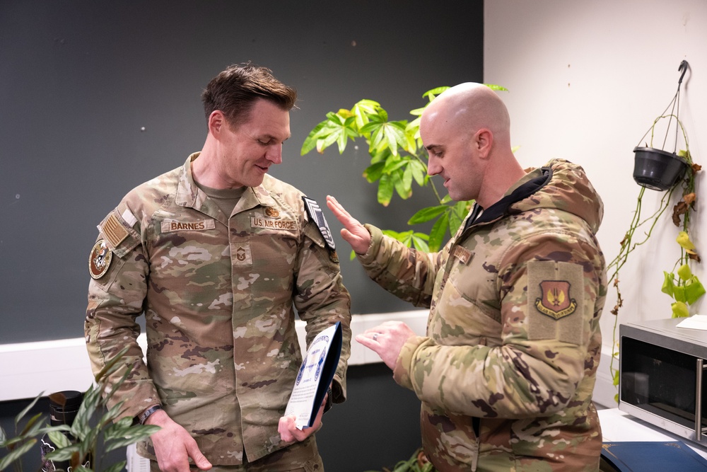 Chief master sergeant selects recognized at RAF Mildenhall