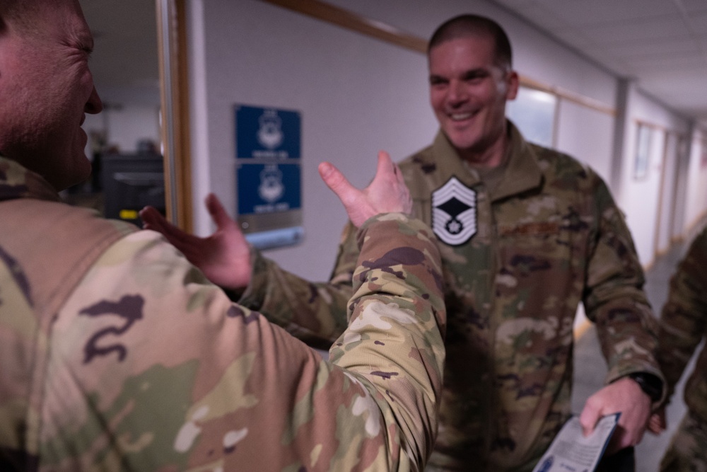 Chief master sergeant selects recognized at RAF Mildenhall