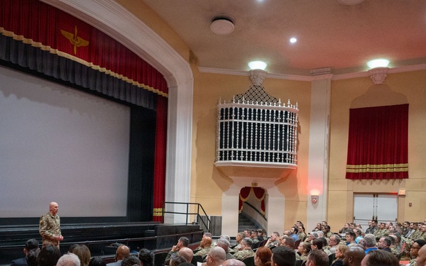 Lt Gen Quinn holds first all call as AETC commander