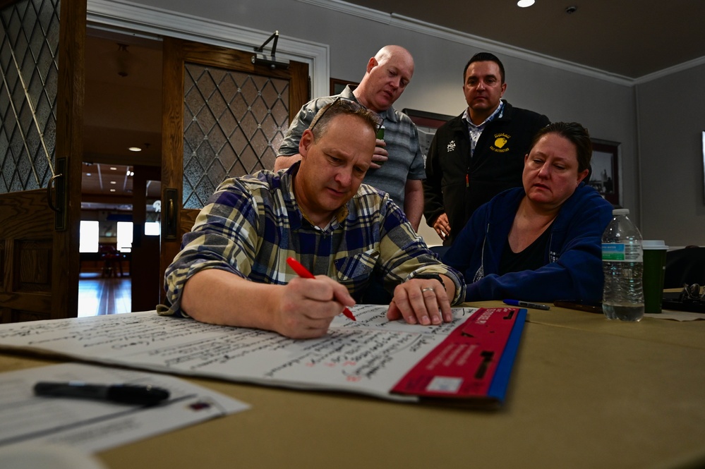 513th Air Control Group Hosts Strategic Alignment Meeting