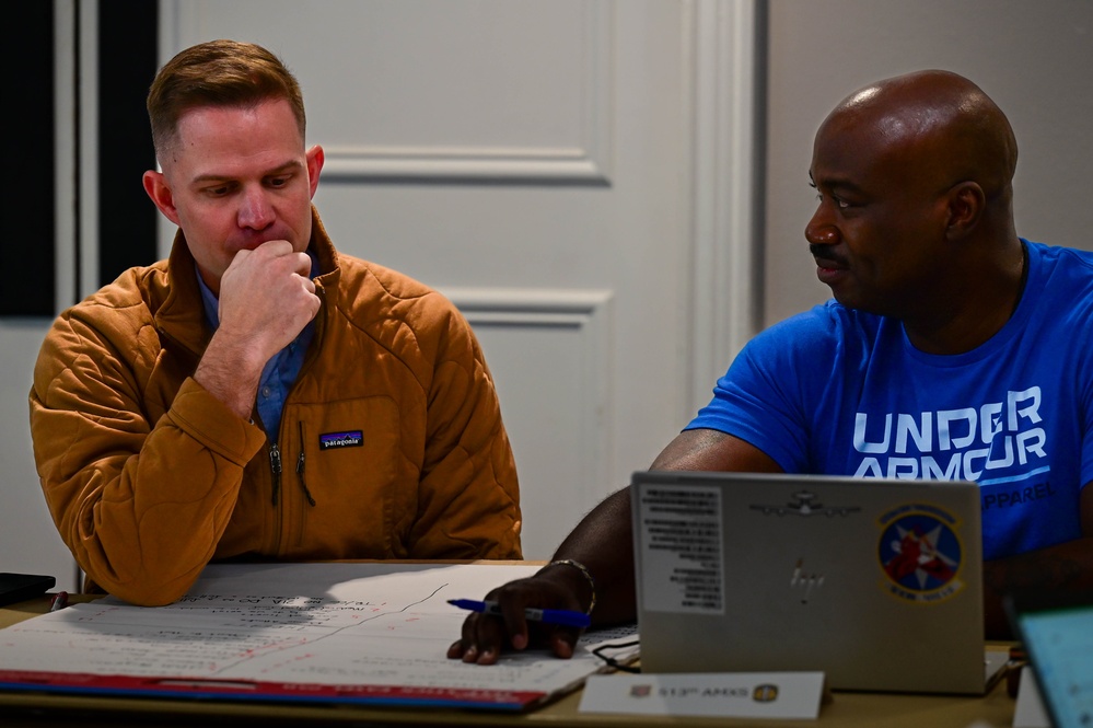 513th Air Control Group Hosts Strategic Alignment Meeting