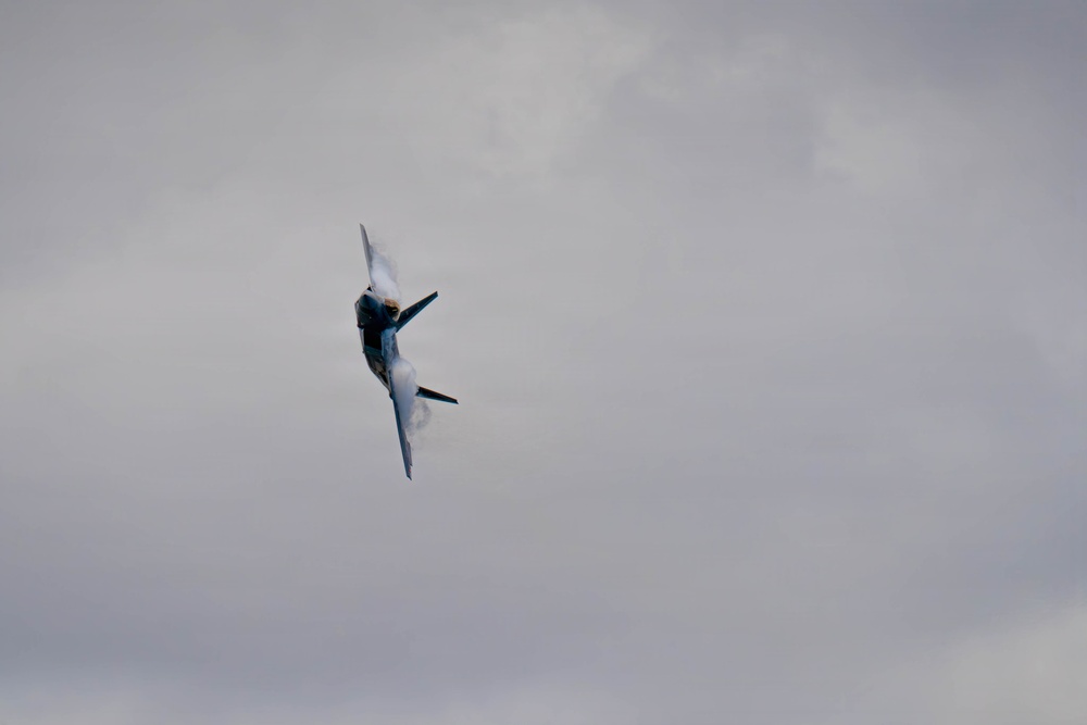 F-22 Raptor Aerial Demonstration Team performs at Air Dot Show Tour Ft. Lauderdale 2025