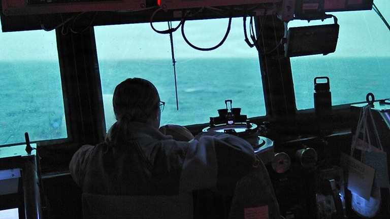 USS Bulkeley (DDG 84) conducts maritime operations in support of M/V Bella 1 seizure