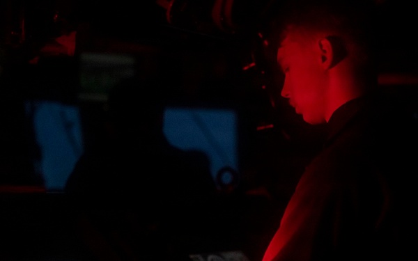 USS Bulkeley (DDG 84) conducts maritime operations in support of M/V Bella 1 seizure