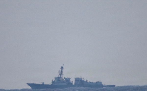 USS Bulkeley (DDG 84) conducts maritime operations in support of M/V Bella 1 seizure