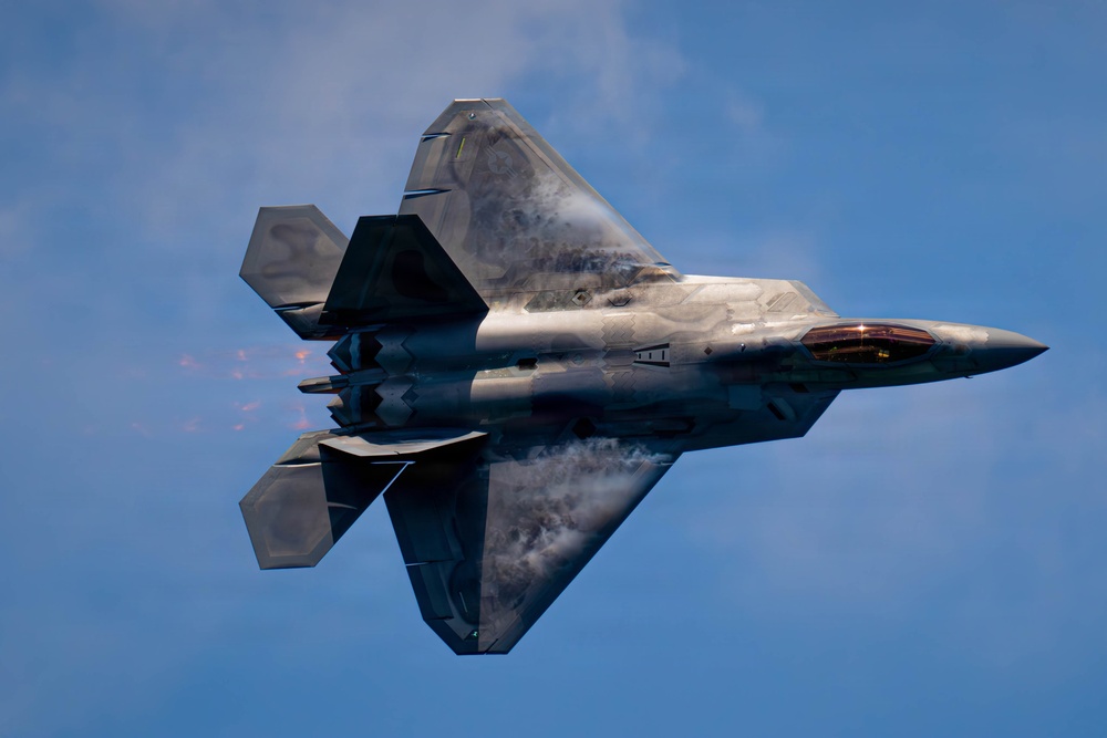 F-22 Raptor Aerial Demonstration Team performs at Air Dot Show Tour Ft. Lauderdale 2025