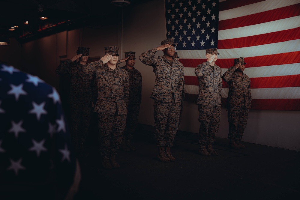 Marine Corps Base Quantico’s Ceremonial Platoon Rehearsal