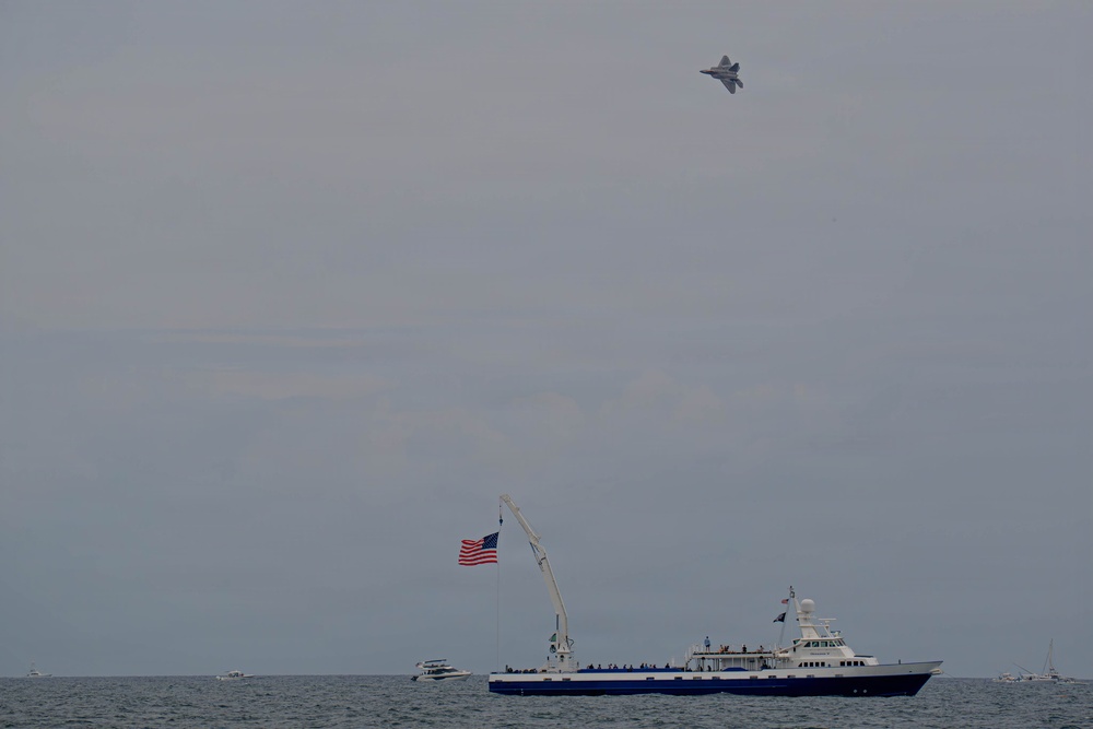 F-22 Raptor Aerial Demonstration Team performs at Air Dot Show Tour Ft. Lauderdale 2025