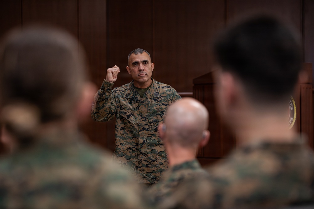 1st Sgt. Joseph B. Stoker's Redesignation Ceremony