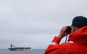 USCGC Munro conducts maritime operations in support of M/V Bella 1 seizure