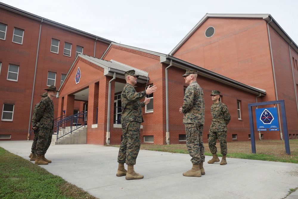 Lt. Gen. Rock Visits Parris Island