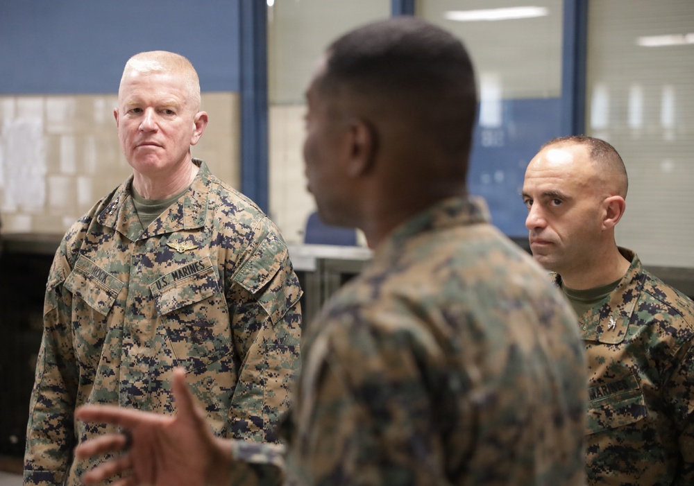Lt. Gen. Rock Visits Parris Island