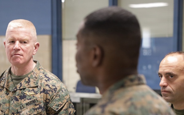 Lt. Gen. Rock Visits Parris Island