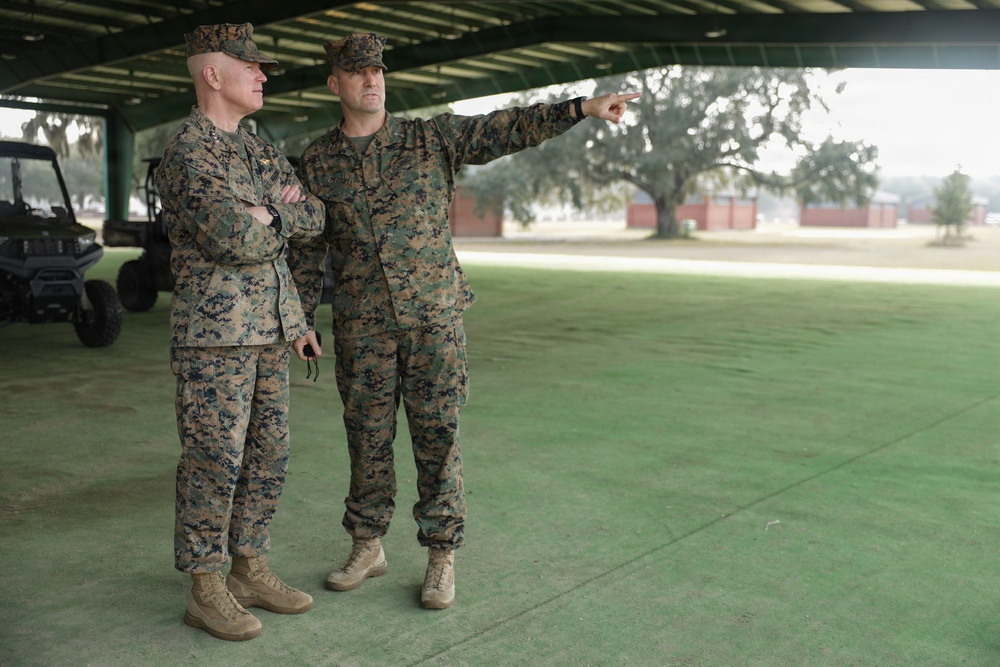 Lt. Gen. Rock Visits Parris Island