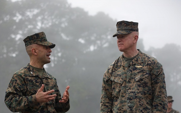 Lt. Gen. Rock Visits Parris Island