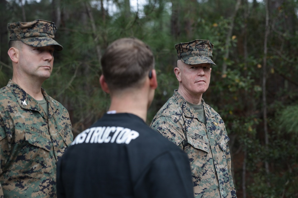 Lt. Gen. Rock Visits Parris Island