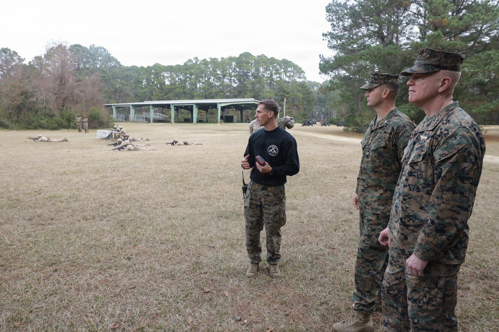 Lt. Gen. Rock Visits Parris Island