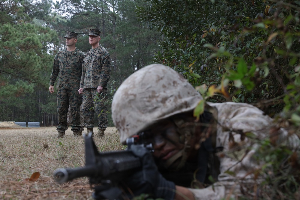 Lt. Gen. Rock Visits Parris Island