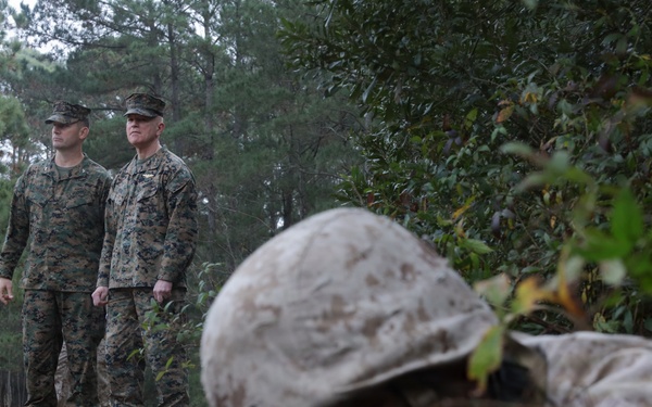 Lt. Gen. Rock Visits Parris Island